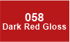 058CF Dark Red Gloss 058CF Dark Red Gloss