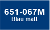 067M Blau matt 067M Blau matt