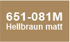 081M Hellbraun matt 081M Hellbraun matt