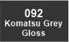 092CF Komatsu Grey Gloss 092CF Komatsu Grey Gloss
