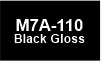M7A-110 Black Gloss M7A-110 Black Gloss