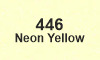 446 Neon Yellow Glitter 446 Neon Yellow Glitter