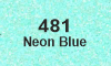 481 Neon Blue Glitter 481 Neon Blue Glitter