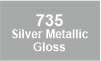 735 Silver Metallic 735 Silver Metallic