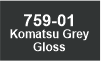 759-01 Komatsu Grey 759-01 Komatsu Grey