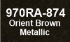 874 Orient Brown Metallic GL 874 Orient Brown Metallic GL