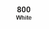 800 White 800 White