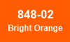 848-02 Bright Orange 848-02 Bright Orange