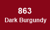 863 Dark Burgundy 863 Dark Burgundy