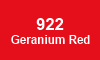 922 Geranium Red 922 Geranium Red