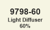 9798-60 Light Diffuser 60% 9798-60 Light Diffuser 60%