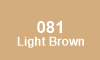 081 Light brown 081 Light brown
