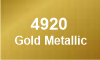 4920 Gold Metallic 4920 Gold Metallic